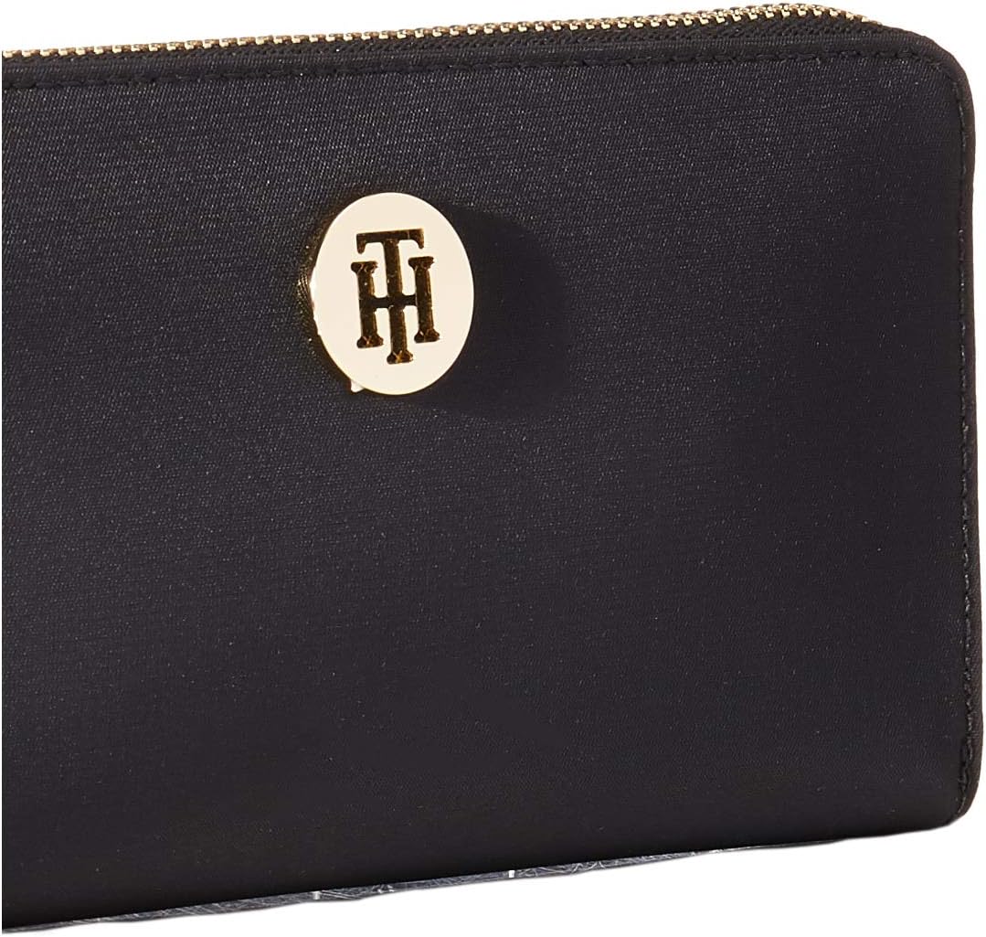 Tommy Hilfiger Poppy Large Zip Around Wallet Black