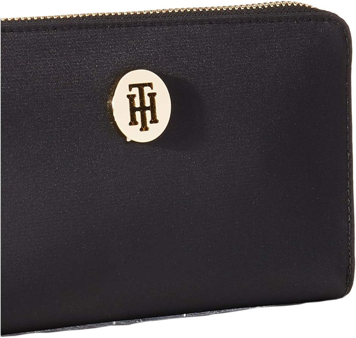 Tommy Hilfiger Poppy Large Zip Around Wallet Black