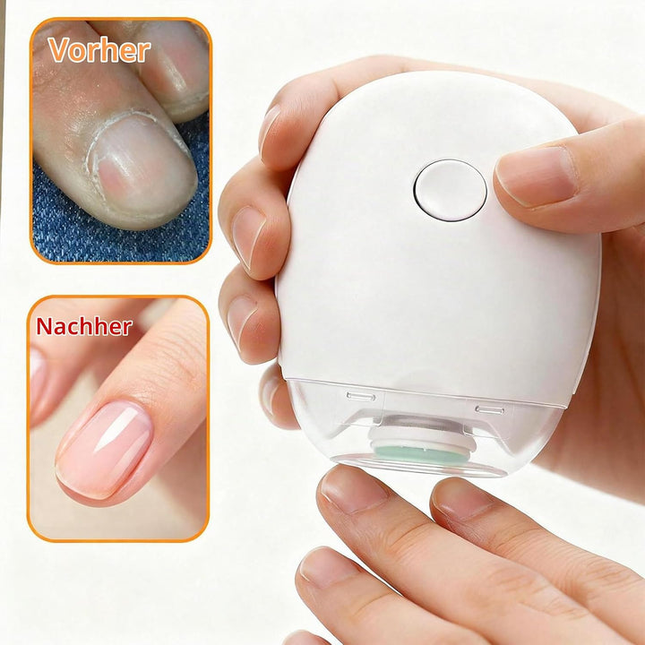 2 Stück Universeller Elektrischer Nagelknipser &amp; Nagelfeile, Automatische Wiederaufladbare Nagelpfle