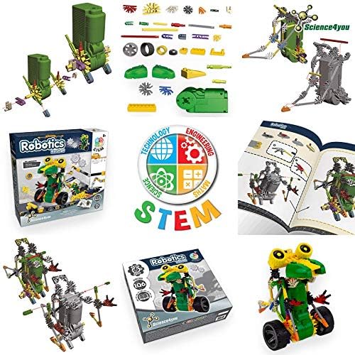 Science4you - Robotik Rexbot, EIN Roboter Bausatz mit 106 Stücke - Roboter Selber Bauen mit Dieser E