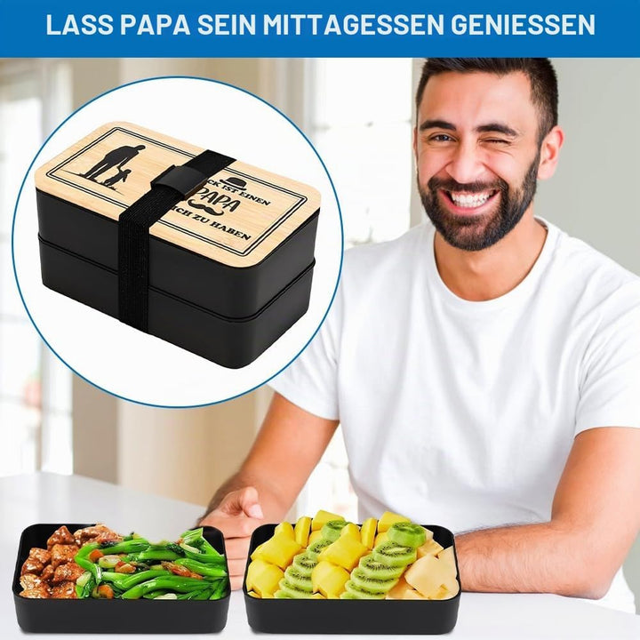 Geschenk für Papa Weihnachts, Brotdose für Papa, Geburtstagsgeschenk für Papa, Geschenk für Vater (P