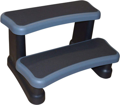 Weixelbaumer Whirlpool Treppe mit Zwei Stufen (Grau), Grau
