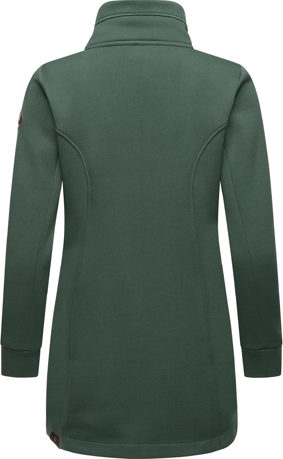 Ragwear Damen leichter Sweat-Übergangsmantel lang windabweisendl mit hohem Kragen Letrice Bonded XS-
