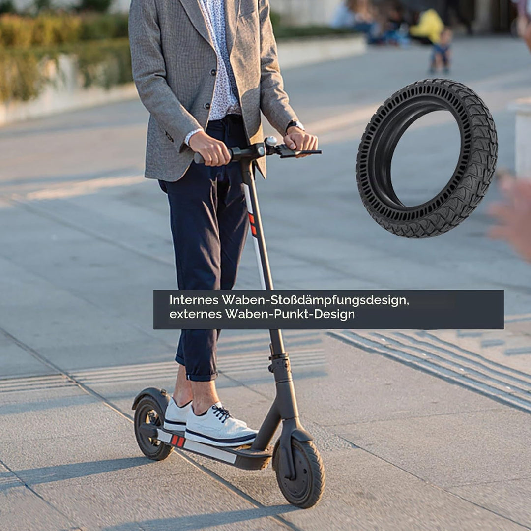 Tyenaza Solid Reifen, 9 X 2,25 Zoll Elektroroller Reifen E Scooter Ersatzräder Tyres mit Montagewerk