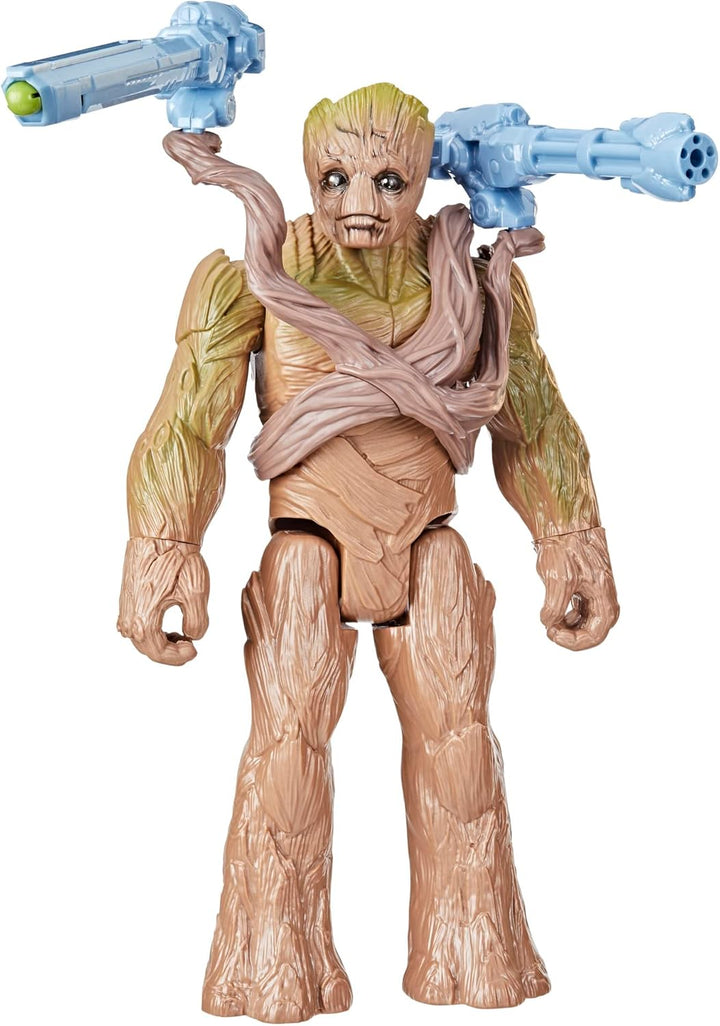 Marvel Studios Guardians of The Galaxy Vol. 3 Titan Hero Serie Deluxe Blast 'N Battle Groot Action-F