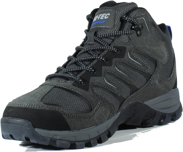 HI-TEC – Bergschuhe Herren Cervus Mid WP | Herren-Trekkingstiefel mit Membran, Gummisohle, Fersensta