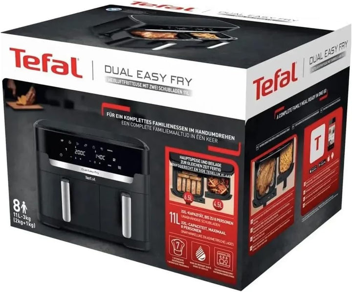 Tefal EY942H Dual Easy Fry Heissluftfritteuse