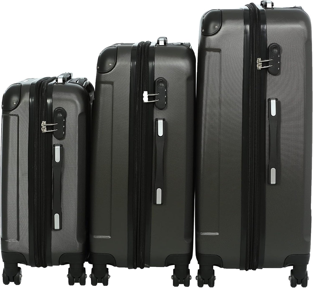 INVIDA Glüückskind Luxus Koffer Trolley Kofferset aus ABS in 6 Farben und Einzel oder im Set Frei Wä