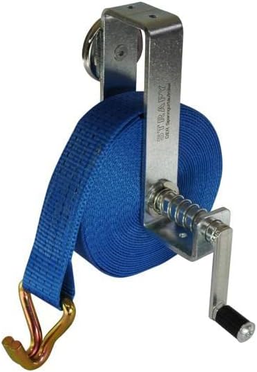 DER Spanngurtaufroller - mit Neodym-Magneten und Edelstahl-Halteplatte