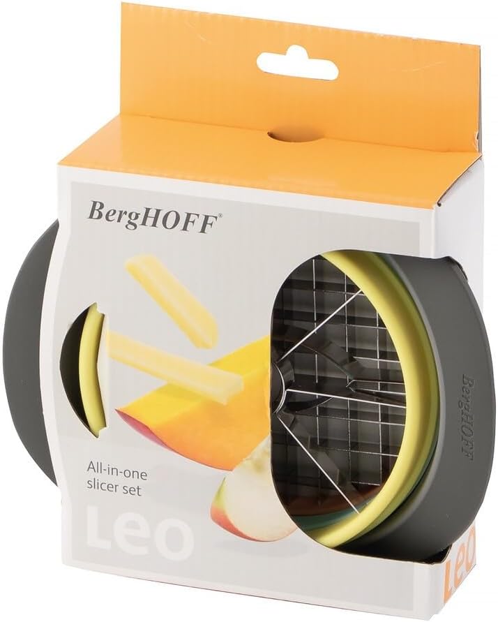 BergHoff Gemüseschneide Set All-in-one - Leo (Schneideset für Obst + Gemüse, inkl. Schneideinsatz fü
