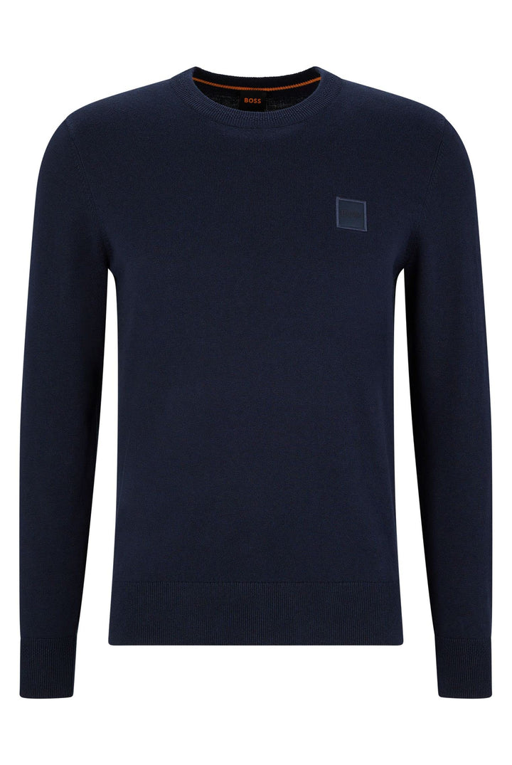 BOSS Herren Amotore Knitted-Sweater XXL Dark Blue404, XXL Dark Blue404