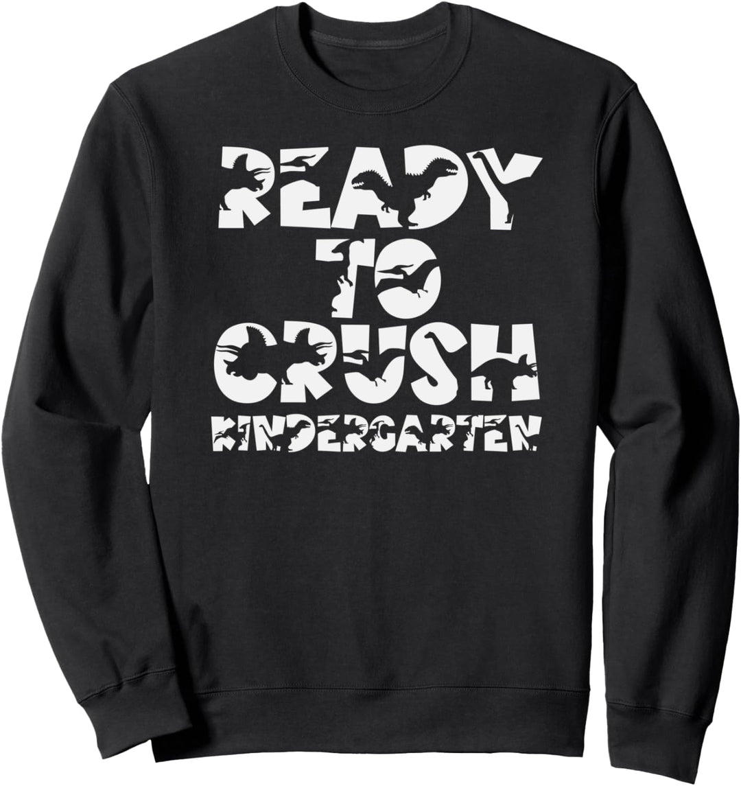 READY TO CRUSH Kindergarten-Dinosaurier zurück zur Sweatshirt