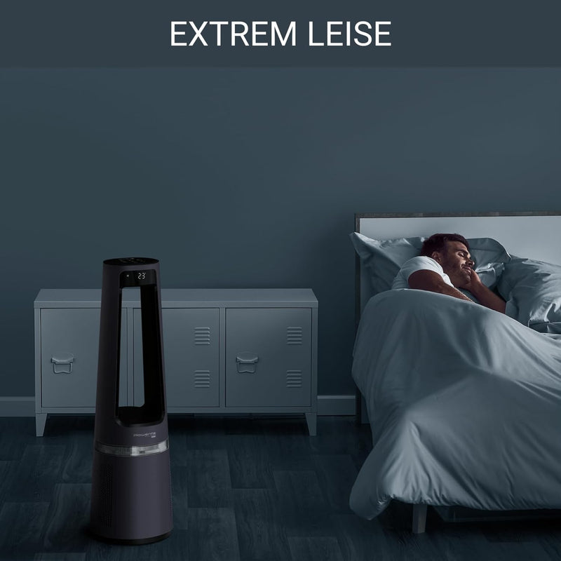Rowenta QU5062 Eclipse 3in1 Luftreiniger | Heizlüfter | Ventilator | filtert 99,9% der Partikel | fü