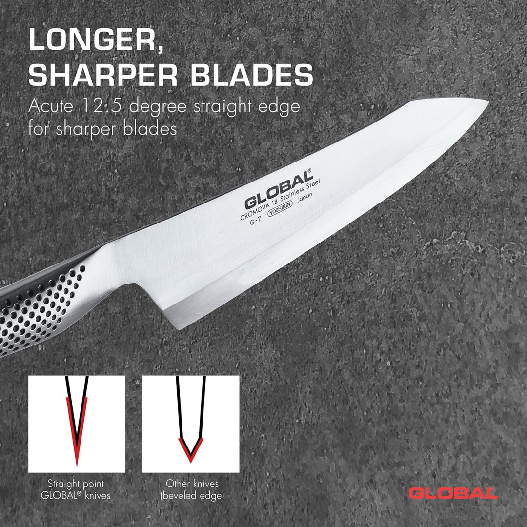 Global G-7R Fleischmesser, 18 cm