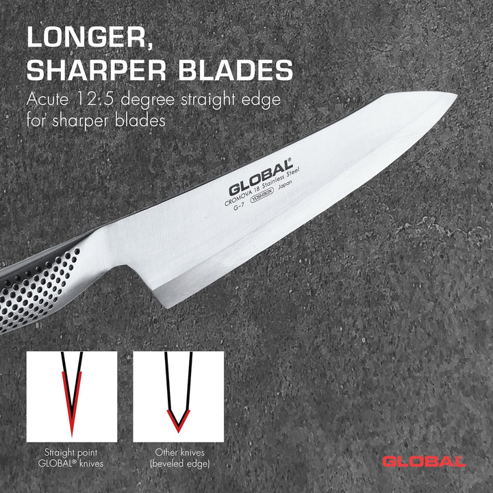 Global G-7R Fleischmesser, 18 cm