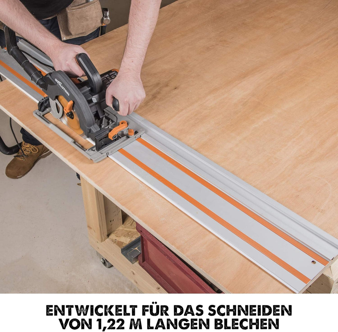 Evolution ST1400 Führungsschiene Handkreissäge Kreissägeschiene, Universelle Passform Auch Kompatibe