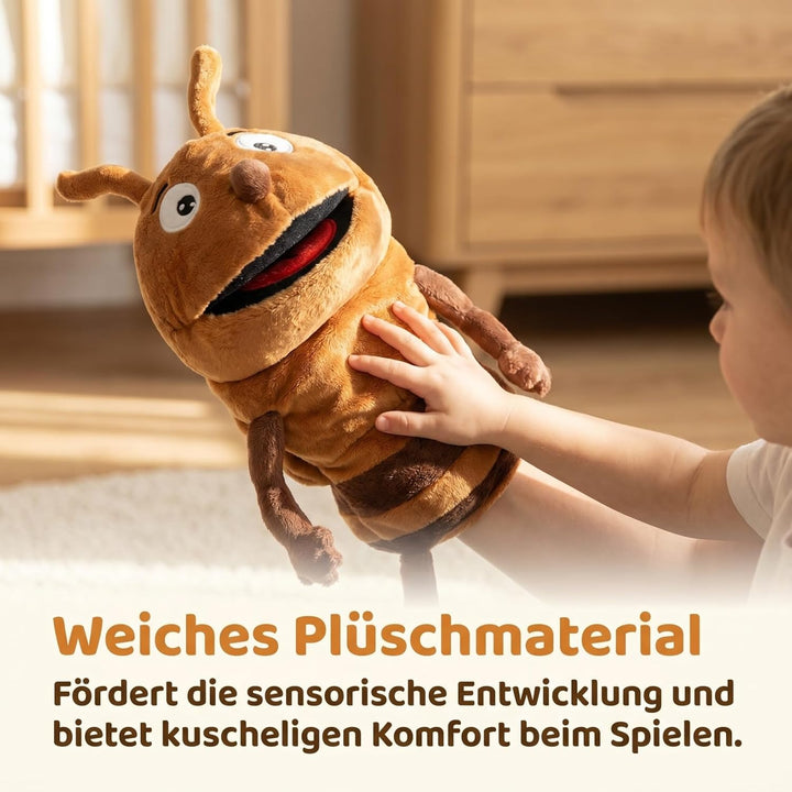 minkissy Handpuppe Ameise Aus Weichem Plüsch Material Spielzeug Für Junge Mädchen Zum Spielen Und Ge