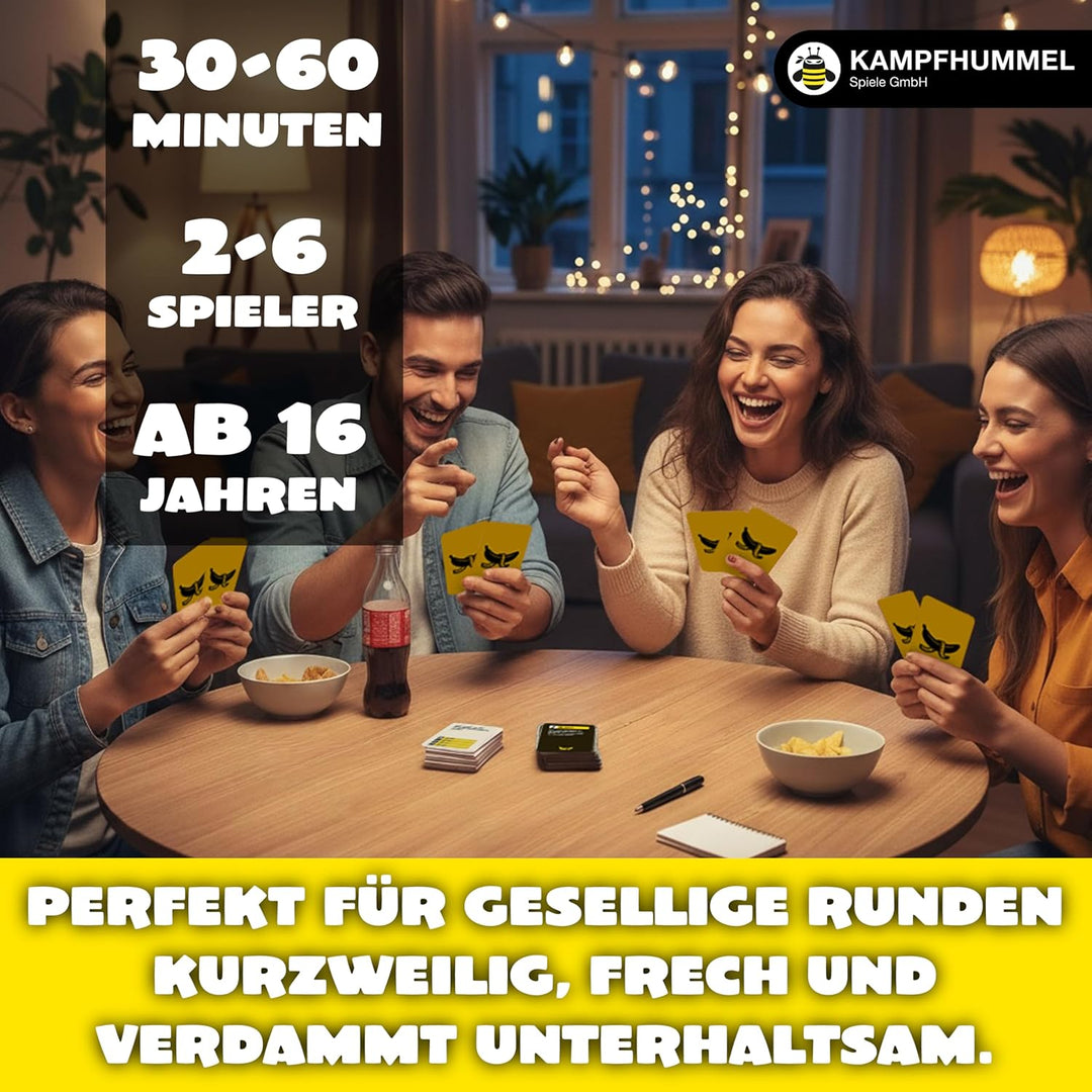 Kampf gegen das Spiessertum Zwanzig Zentimeter – Das versaute Schätzspiel | Witziges Schätz- und Rat