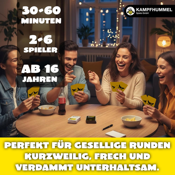 Kampf gegen das Spiessertum Zwanzig Zentimeter – Das versaute Schätzspiel | Witziges Schätz- und Rat