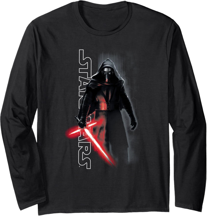 Star Wars Kylo Ren Episode 7 Logo Langarmshirt