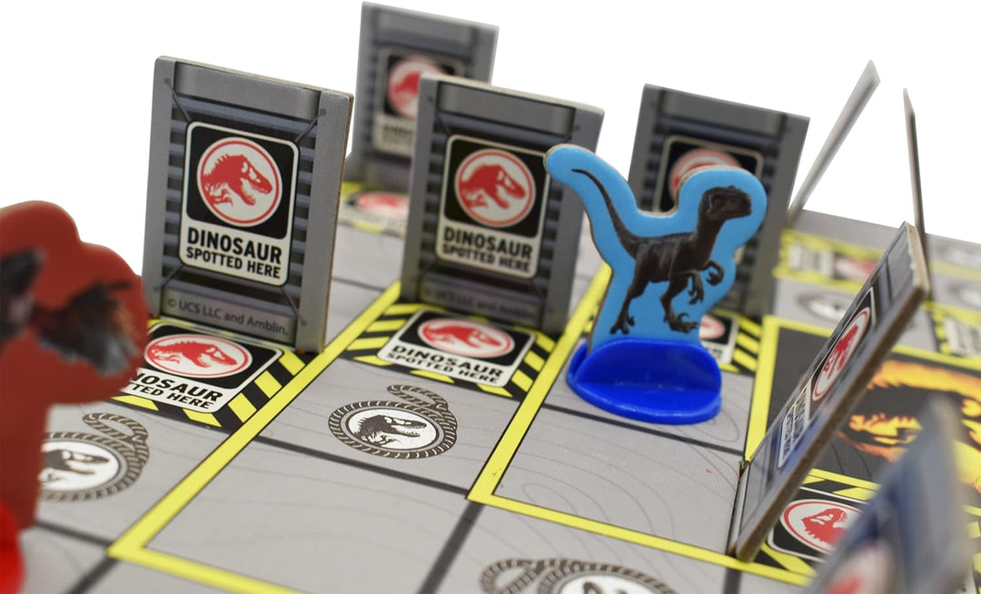 Cartamundi Jurassic World Tracker Brettspiel, Find & Rescue Dinosaurier, für 2–4 Spieler, tolles Ges