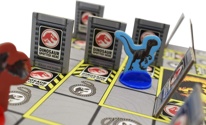 Cartamundi Jurassic World Tracker Brettspiel, Find & Rescue Dinosaurier, für 2–4 Spieler, tolles Ges