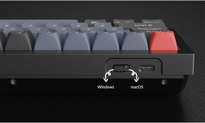 Keychron Q2 Hotswap Tastatur, Schwarz Gateron Pro Brown (Q2-M3) Gateron Pro Brown Schwarz/schiere Fr