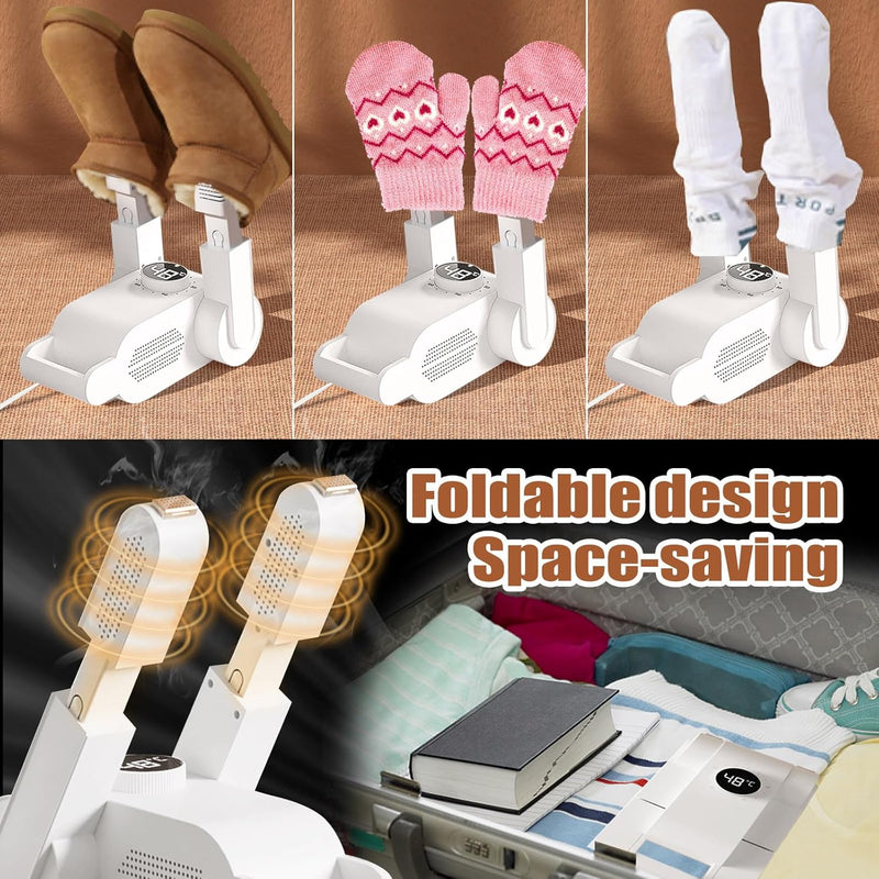 Schuhtrockner Elektrisch, Schuhe Stiefeltrockner, skischuhtrockner, Schuhwärmer mit Timer und antiba