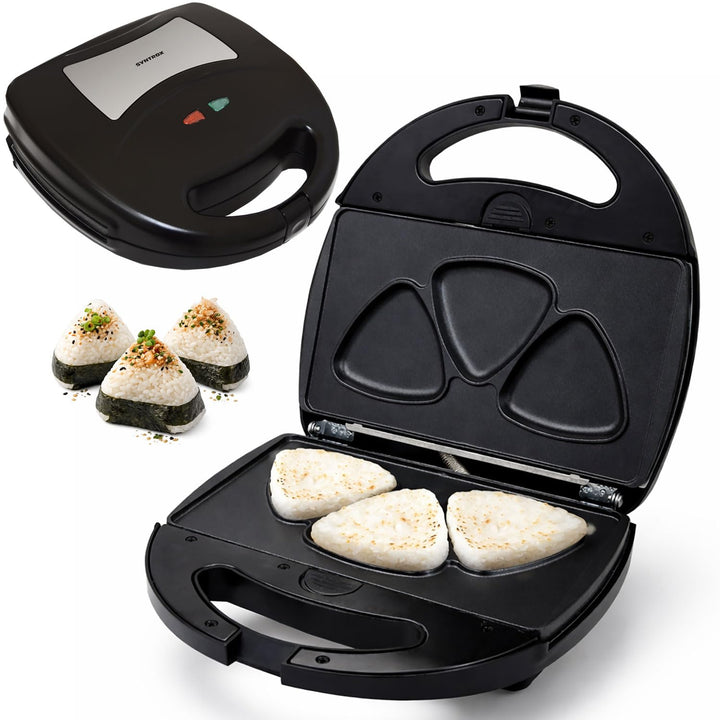 Syntrox Germany Onigiri Maker dreieckige japanische Grill Reisbälle Chefmaker SM-1300W Rice mit hera