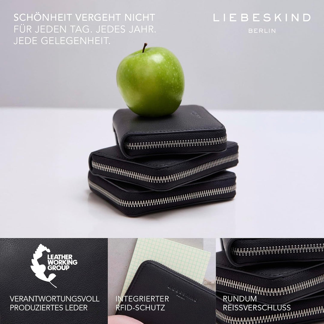 Liebeskind Berlin TYRA Conny Geldbörse, Medium (HxBxT 10cm x 13cm x 2cm), Champagne