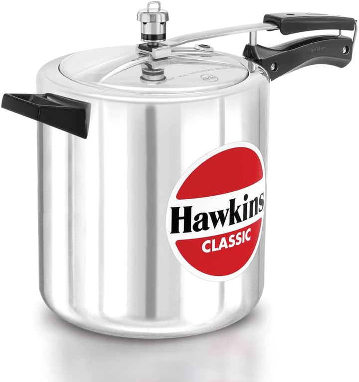 HAWKINS CL8T Klassisches Aluminium Schnellkochtopf, 8 liters, silber 8-Liter Silber, 8-Liter Silber