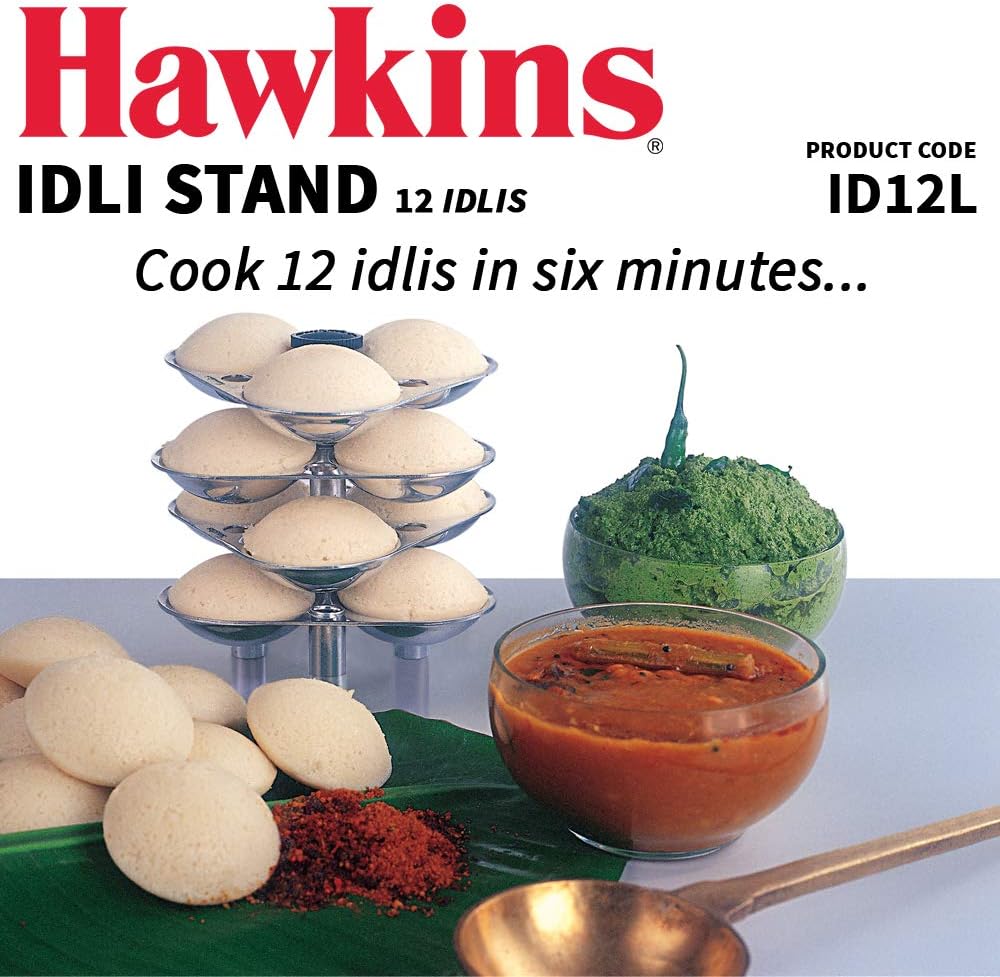 Hawkins Idli Ständer für Schnellkochtopf, 5 Liter, klein, metallisch G10 für 5 Liter, G10 für 5 Lite
