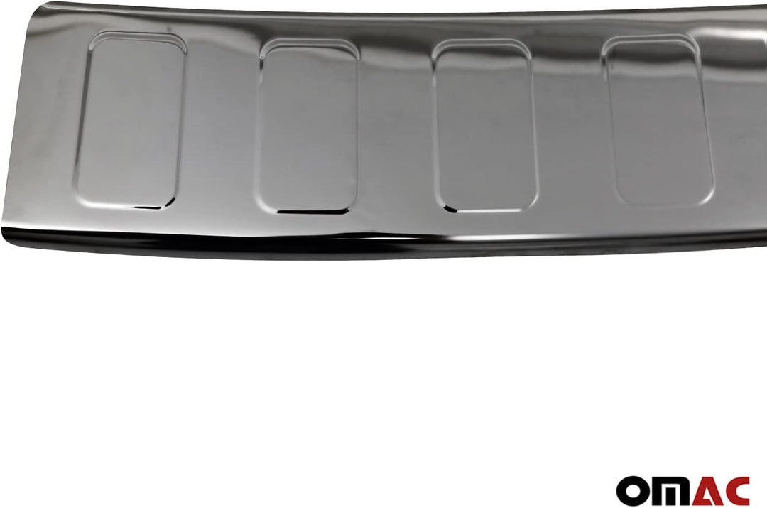 Ladekantenschutz Stossstangenschutz für Citroen Jumpy 2016-25 L1 L2 Chrom Dunkel, Edelstahl Chrom Du