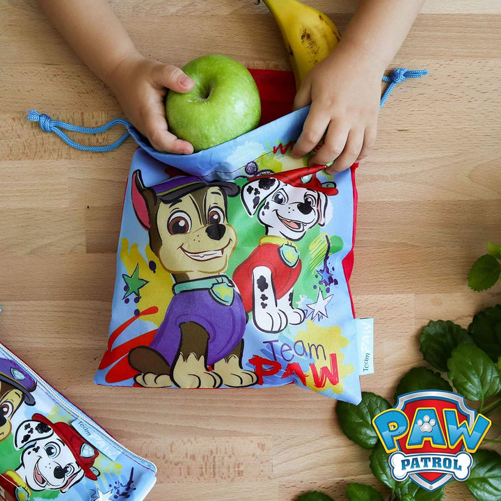 Paw Patrol Kindergartenrucksack Jungen 3D, Turnbeutel und Stiftebox Schulrucksack Jungen und Mädchen