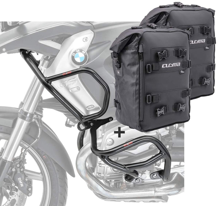 Set Sturzbügel + Taschen L2 für BMW R 1200 GS 08-12 Schutzbügel CB8