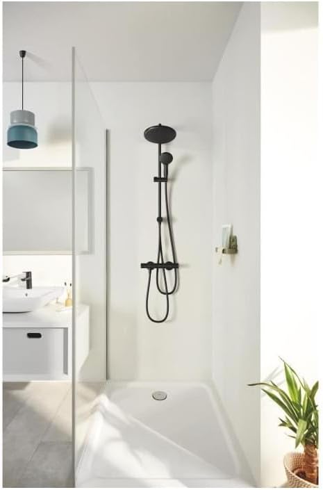 GROHE Vitalio 250, Duschset ohne Armatur, wassersparend, 8l pro Min (Regendusche für vorhandene Dusc
