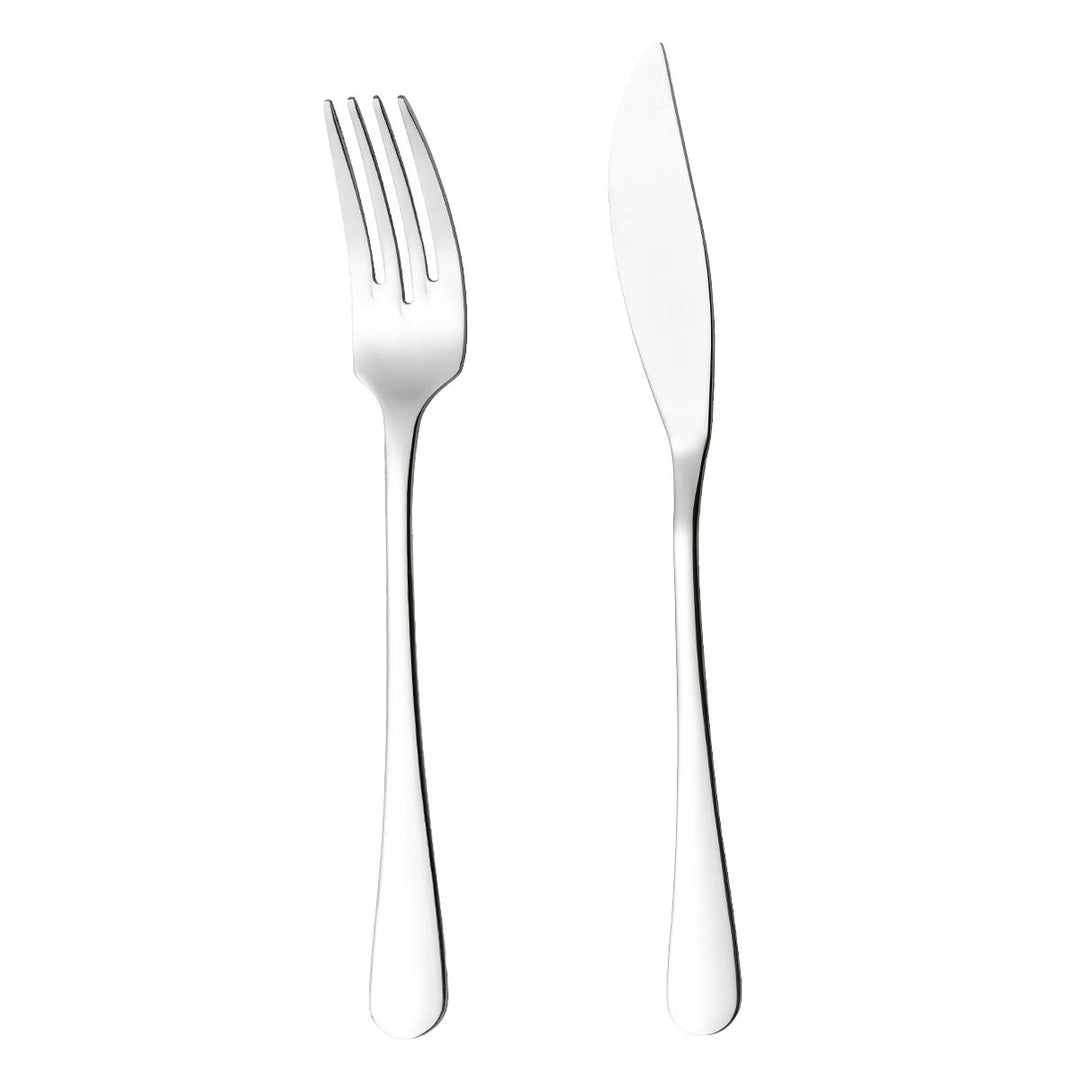 Esmeyer 156-253 Fisch-Besteck-Set Sylvia 12-teilig, Edelstahl, Silber, 18 x 24.7 x 2.6 cm