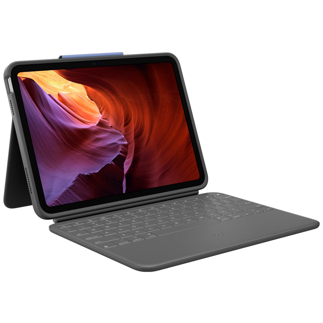 Logitech Rugged Folio für iPad (10. Generation) – Schutzcase mit Smart Connector und strapazierfähig