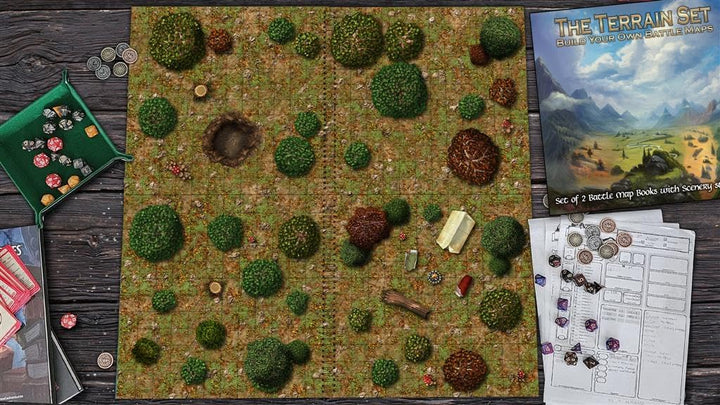Loke Battlemats | The Terrain Set Build Your Own Battle Map Kit | RPG | Accessory | Ages 14+ | Engli