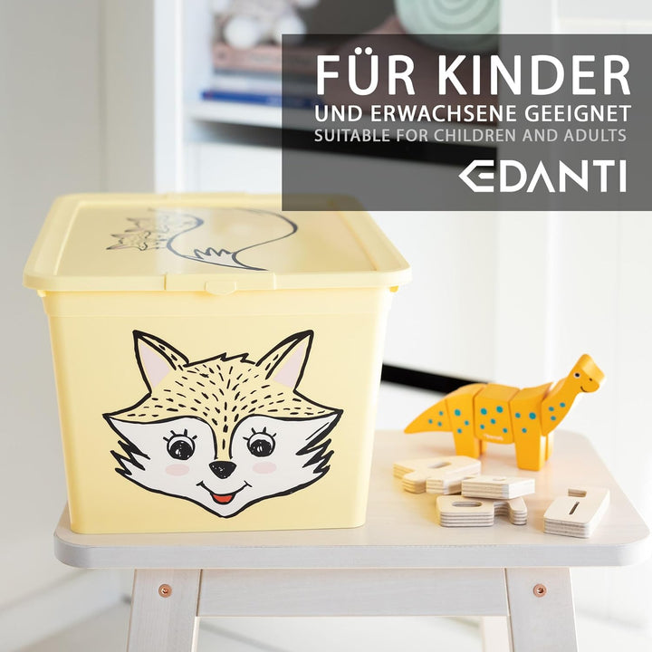 Aufbewahrungsbox Für Kinder Kunststoffbehälter Spielzeugbehälter Spielzeugkiste Kinderzimmer Kinderb