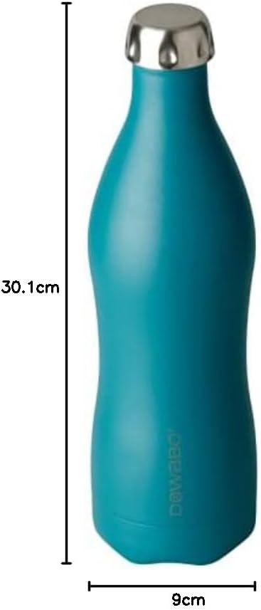 DOWABO Isolierflasche - BPA-freie Edelstahl Trinkflasche - kohlensäuredichte und auslaufsichere Flas