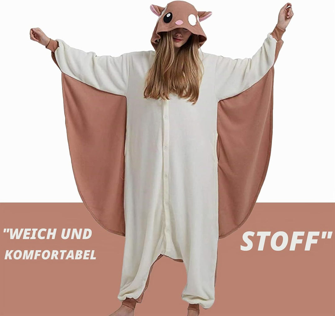 Hstyle Onesie Jumpsuit Tier Ganzkörper Karneval kostüm Fasching Cosplay Persönlichkeiten Tierkostüm
