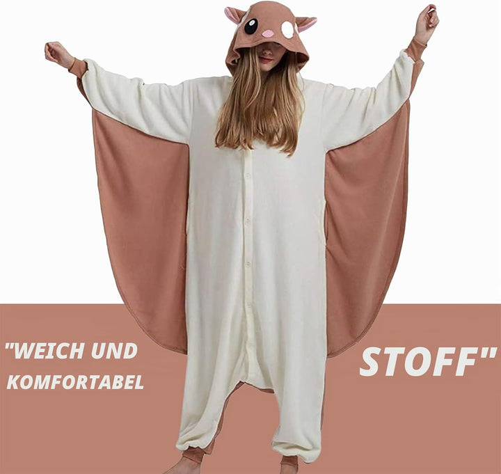 Hstyle Onesie Jumpsuit Tier Ganzkörper Karneval kostüm Fasching Cosplay Persönlichkeiten Tierkostüm