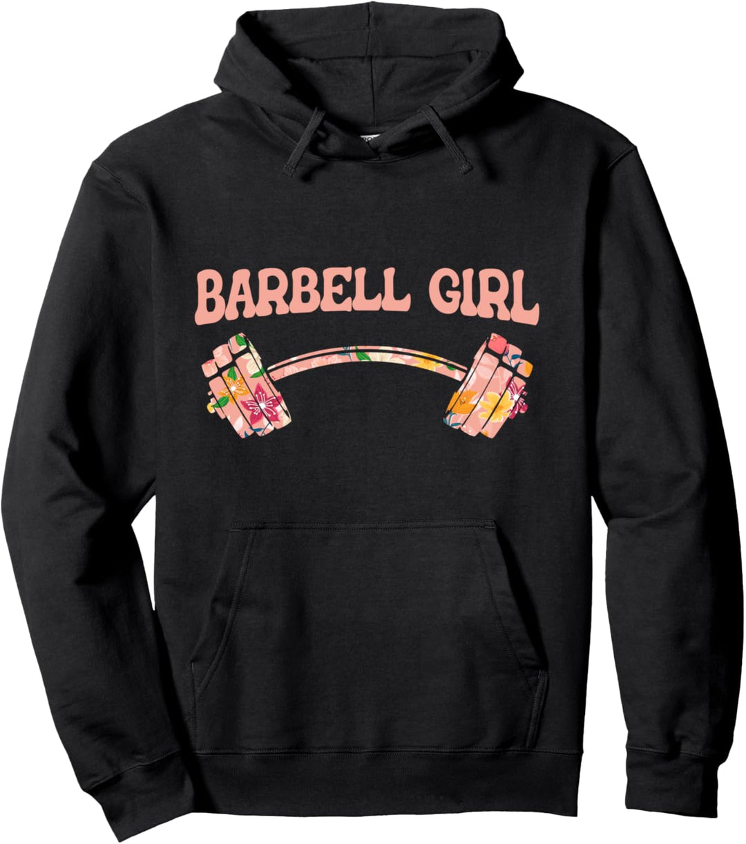 Gym Fitness Workout Training - Barbell Langhantel Pullover Hoodie