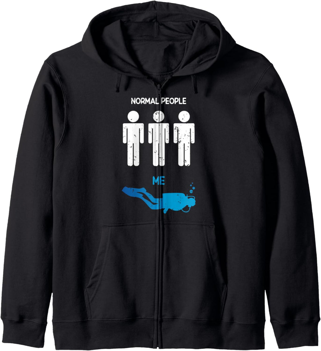 Sporttaucher-Geschenke für Mann-Unterwassertauchen Kapuzenjacke