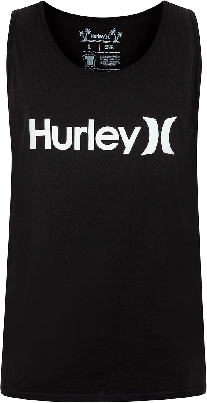 Hurley Herren One and Only Graphic Tank Top T-Shirt S Schwarz, S Schwarz