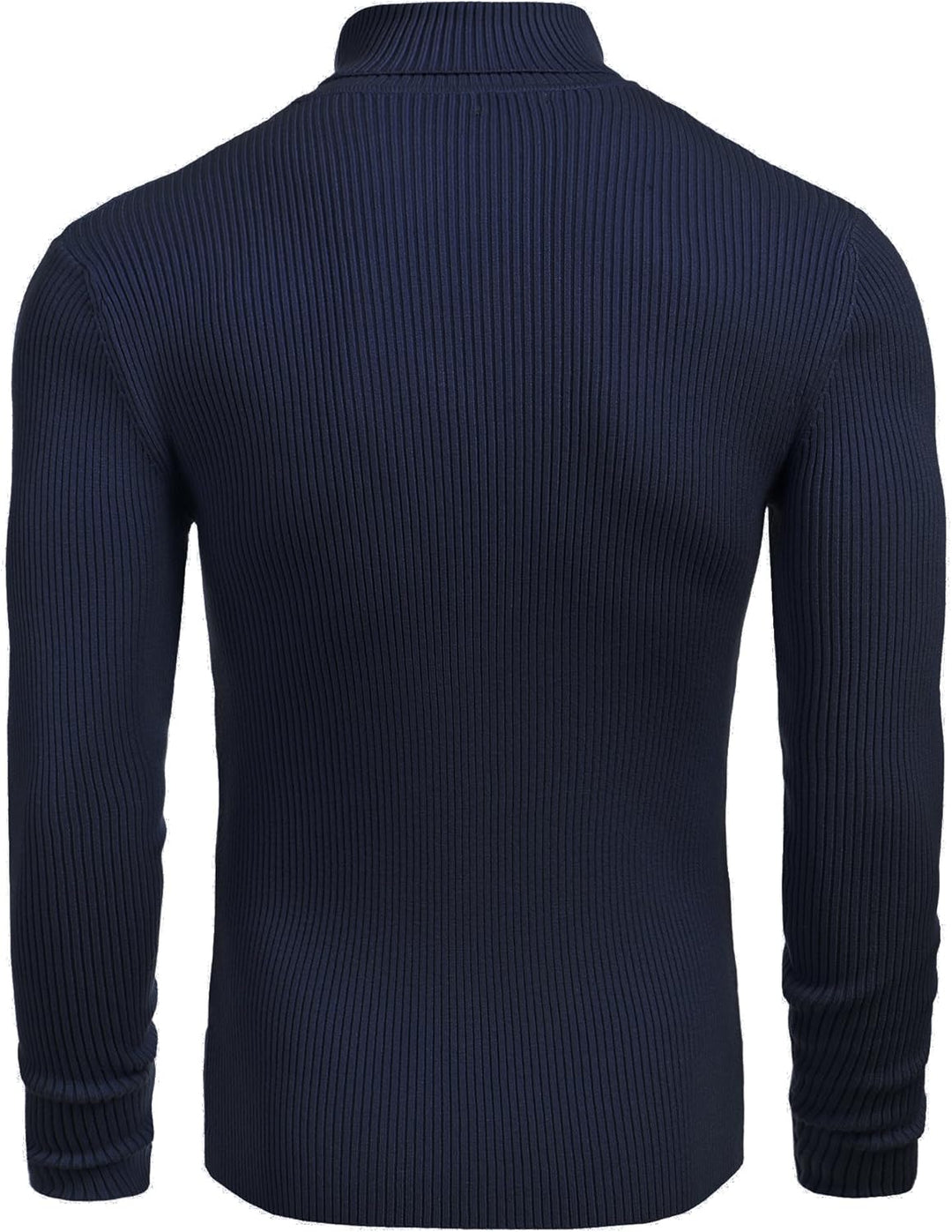 COOFANDY Herren Rollkragen Pullover Langarmshirt Feinstrick Sweater Rollkragen Freizeit Slim fit Bas
