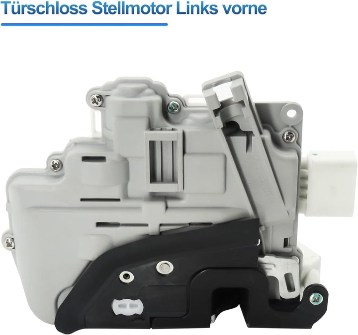 Türschloss Stellmotor Links vorne 8E1837015AA Kompatibel mit A3 A6 A8 S6 S8 Ersetzen #4F1837015E/G