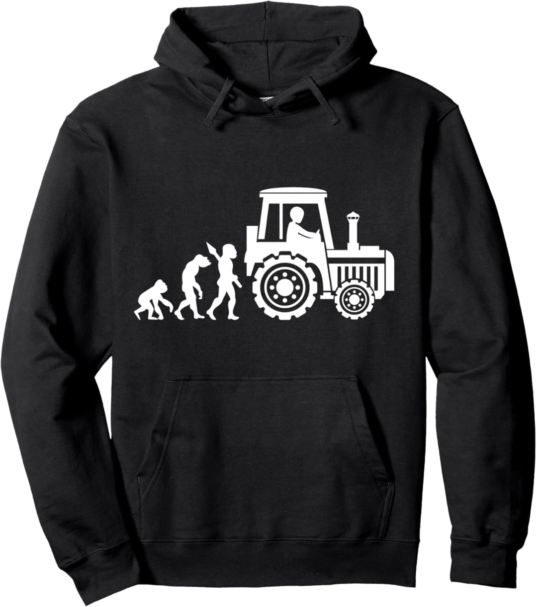 Traktor Bauer Landwirt Traktorist Trecker Ackerbau Evolution Pullover Hoodie