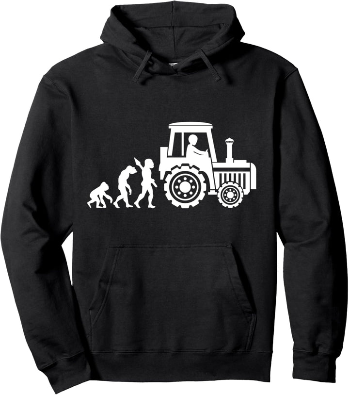 Traktor Bauer Landwirt Traktorist Trecker Ackerbau Evolution Pullover Hoodie